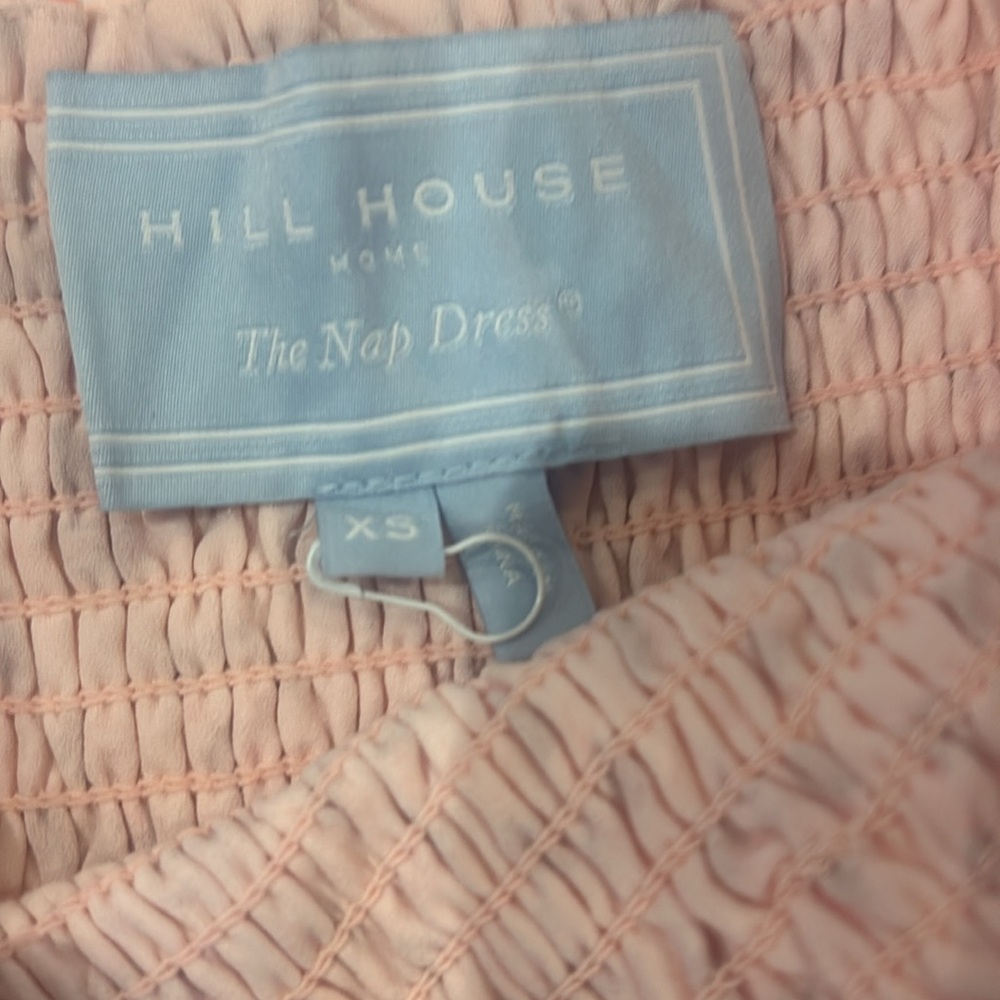 NWT HILL HOUSE The Athena Nap Dress Pink Spaced Floral Poly Crepe Size XS - Picture 11 of 12